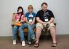 Aelin Lee, Corrin Akers, and Jed Dugger fellowship before the Focus show on Thursday night. - Photo by Beth Spain