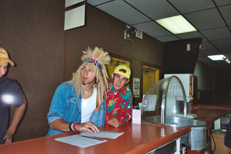 09/5/03 - Axle Rose (played by Freshman Josh White) made an appearance at the 80's Skate Night.