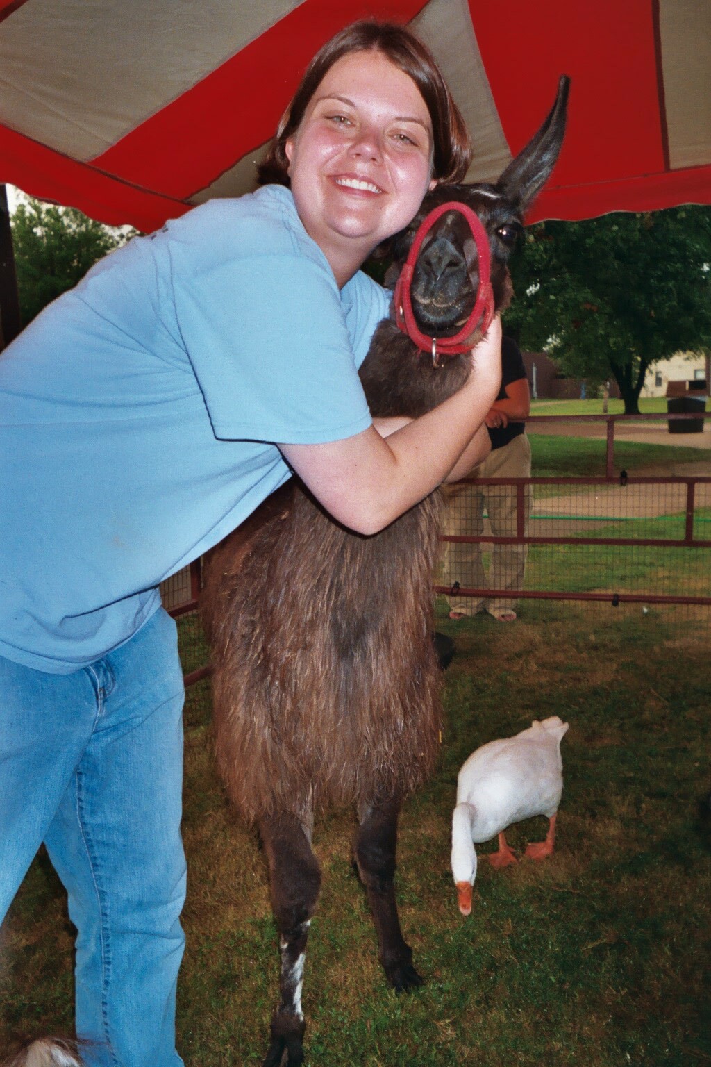 09/13/03 - Llamapalooza with Jennifer Hanes at Fall Fest 2003.