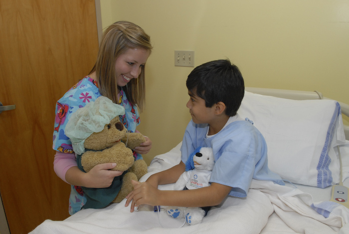 Rachel Ryan on the job