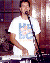 Chris Rice leads worship at a Union BSU Retreat in 1990.