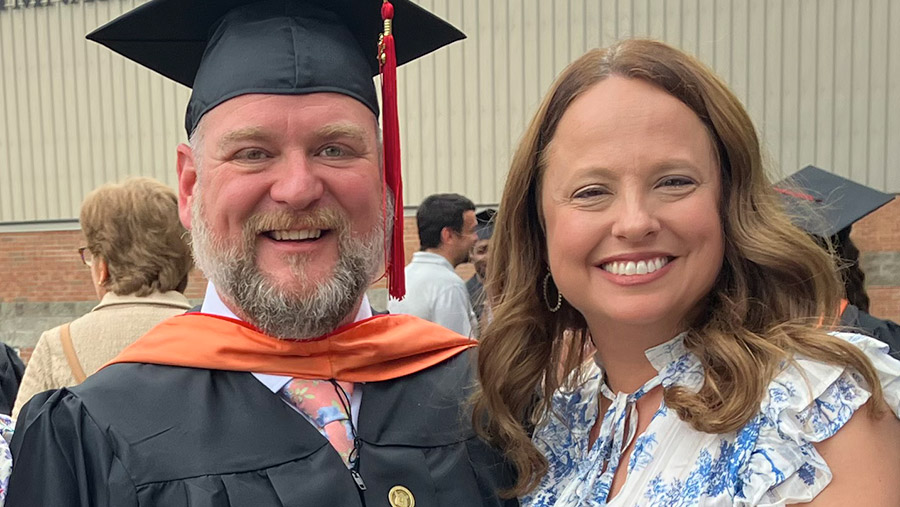 Brandon ('23) and Carla ('00) Wilemon