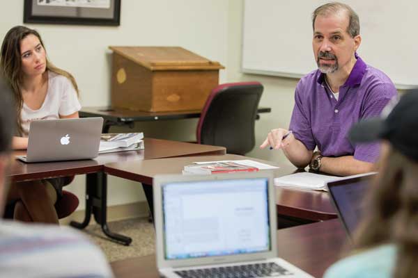 professor in classroom