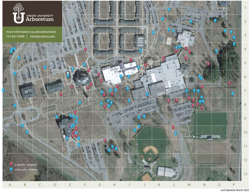 Arboretum Map