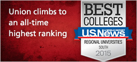 Union climbs to an all-time highest ranking with U.S. News Ranking