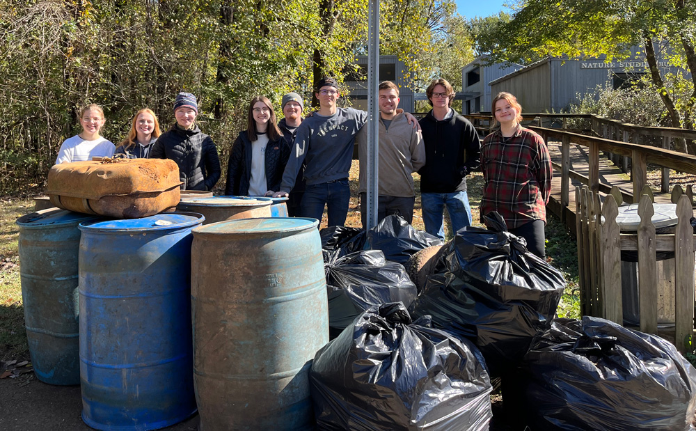 BIOME Cleanup of Cypress Grove Nature Park, Fall 2023