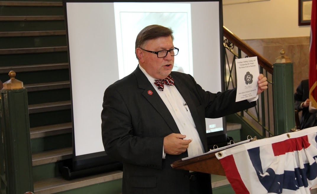 General Sessions Court Judge Tommy Moore welcomes guests to the 
