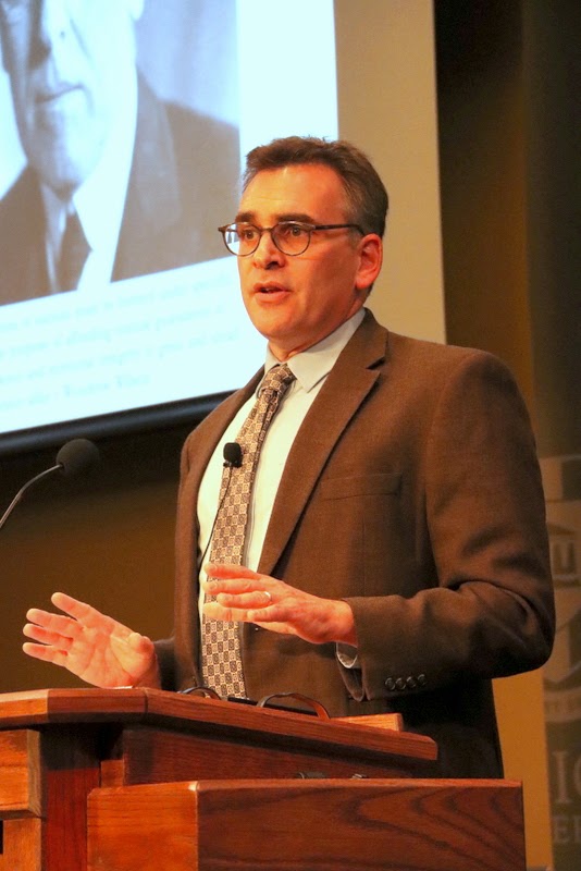 Dr. Michael Neiberg talks about The Reconstruction of Europe after World War I: The Paris Peace Conference of 1919 on the afternoon of October 24, 2022.
