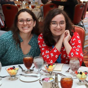 Union University students attend the Phi Alpha Theta convention luncheon on Friday, January 3, 2020. They are (left to right) Katie Allison, Leah Atkins, Megan Ledbetter, and Luke Sower.