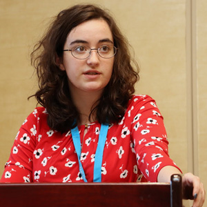 Union University history major Leah Atkins presents a paper titled “Poisonous Women: Power and Gender in Ancient Rome” as part of a panel called “Roman History” at the Phi Alpha Theta Biennial Convention on January 3, 2020.