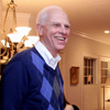 Dr. Stephen Carls begins the evening program at the Franco-American Christmas dinner on December 5, 2015.