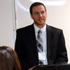 Delta-Psi chapter member Jeremy Ebert delivers a paper on Corruption on the Railroad at the Tennessee Phi Alpha Theta Regional Conference at Union University on April 2, 2016. Photo by MiKalla Cotton