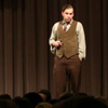 Dr. Sean McMeekin, the 2016 Carls-Schwerdfeger history speaker, lectures on The War of 1914: An Avoidable Catastrophe to a crowd of 500 people on the evening of October 3, 2016. Photo by Elizabeth Wilson