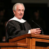 United States Senator Bob Corker, Republican from Tennessee, delivers the commencement address at Union University's fall graduation exercises on December 17, 2016. Photo by Kristi Woody
