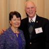 Dr. Stephen Carls stands with his wife Alice-Catherine at the end of the Phi Alpha Theta convention on January 6, 2018.