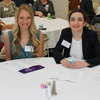 The Delta-Psi chapter paper presenters relax at the beginning of the Arkansas Phi Alpha Theta Regional Conference at the University of Arkansas at Monticello on April 7, 2018. They are (left to right) Luke Sower, Ali Renckens, Leah Atkins, and Lauren Butler.