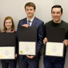 The newly initiated Phi Alpha Theta members show off their membership certificates during the Delta-Psi chapter's spring plenary meeting on February 26, 2019. They are (left to right) Tranae Newsome, Addison Osborne, Savannah Wright, Reagan Smith, Mac Hazlerig, and Matthew Latham.