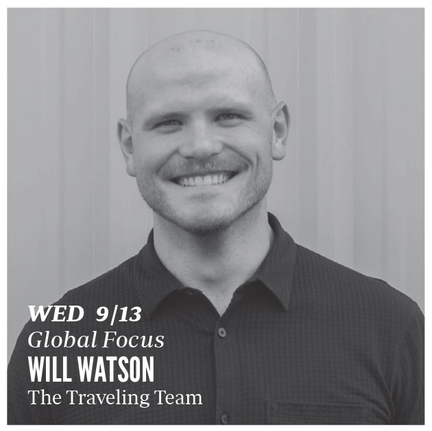Sept. 13 - Will Watson