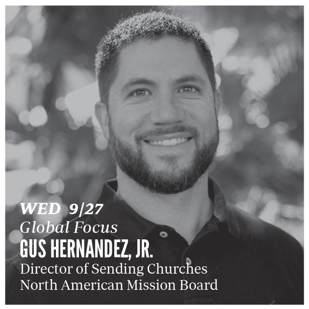 Sept. 27 - Gus Hernandez, Jr.
