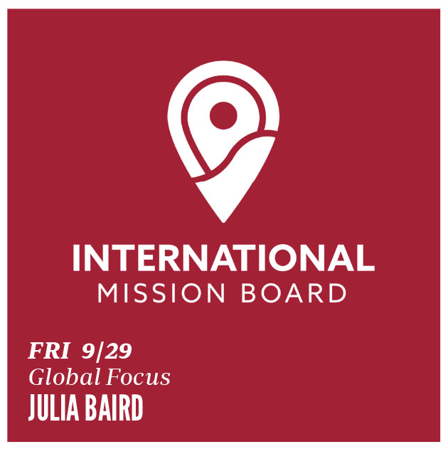 Sept. 29 - Julia Baird
