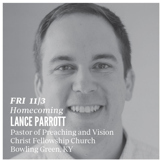 Nov. 3 - Lance Parrott