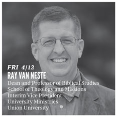 Apr. 12 - Ray Van Neste