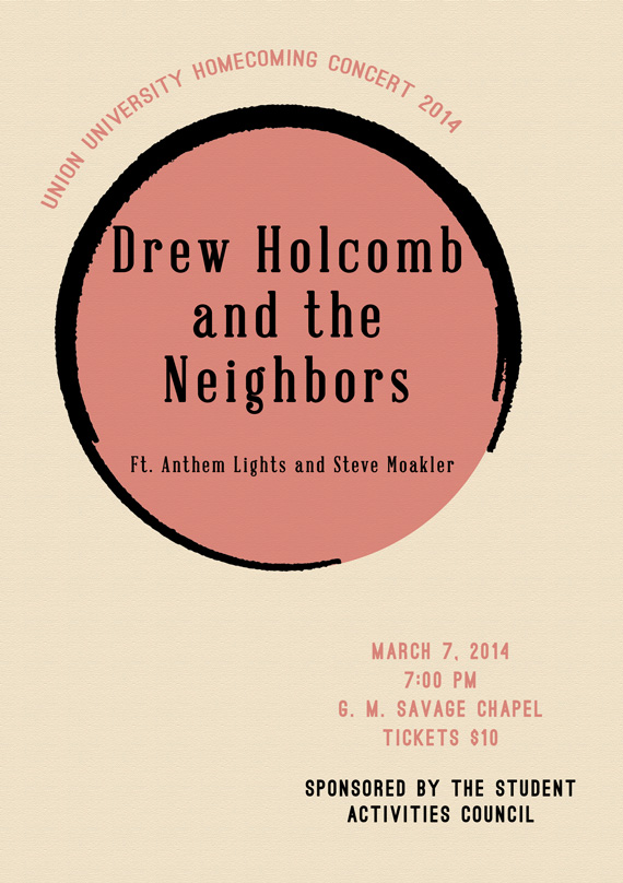 Drew Holcomb and the Neighbors, Steve Moakler, and Anthem Lights