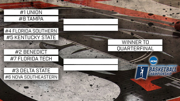 NCAA DII South Region Tournament: Women's Basketball vs. University of Tampa