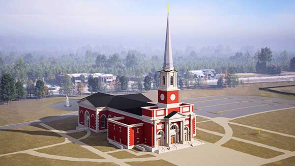 <em>Groundbreaking Ceremony:</em> New Chapel image