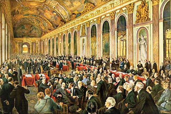 signing of the Treaty of Versailles