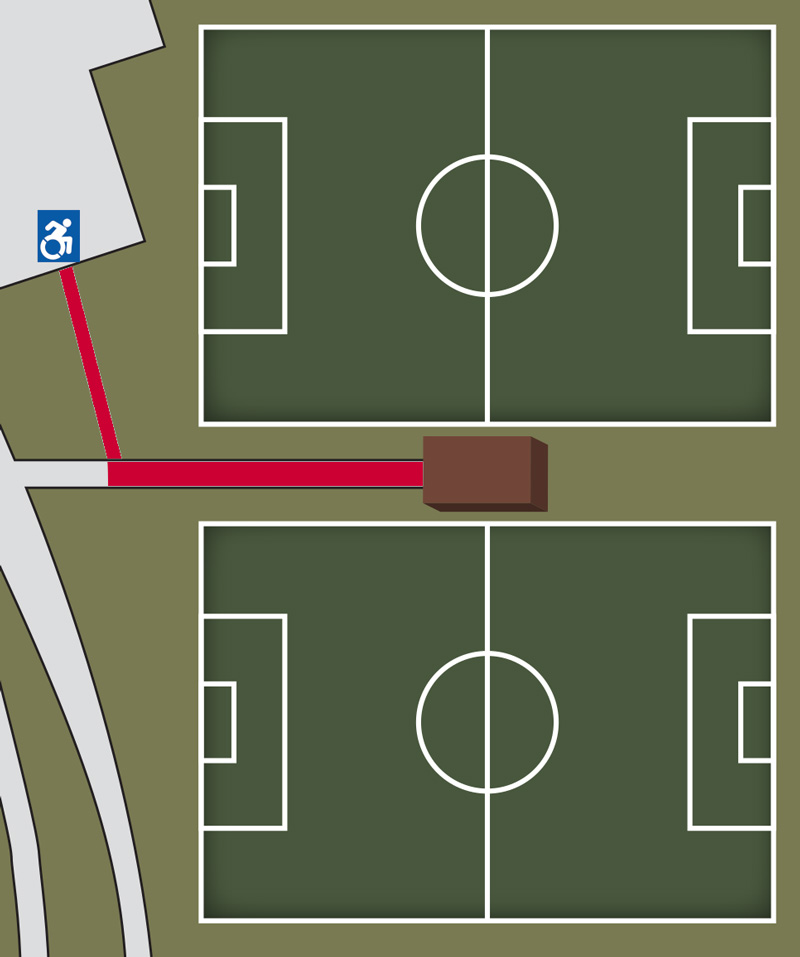 Soccer Field Accessibility Map