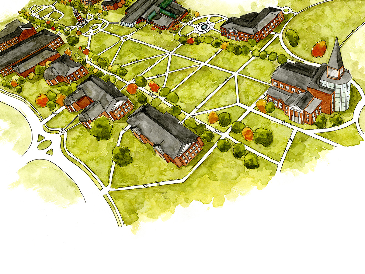 Campus Master Plan for Union University Main Campus in Jackson