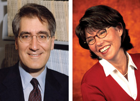 Robert George (left) and Margaret Carlson will be the featured speakers for this year's Union Forum.