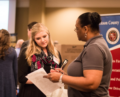 Union students will have the opportunity to meet with area employers March 8 as part of the annual "College to Career" expo. (Photo by Gretchen Foels)