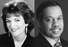 Mona Charen (left) will speak at Union Feb. 21, while Juan Williams will be on campus March 7.