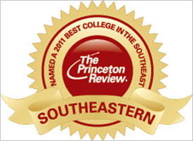 Union has been named one of the Best Southeastern Colleges by The Princeton Review. 