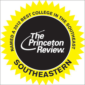 Union has been named one of the Best Southeastern Colleges by The Princeton Review.