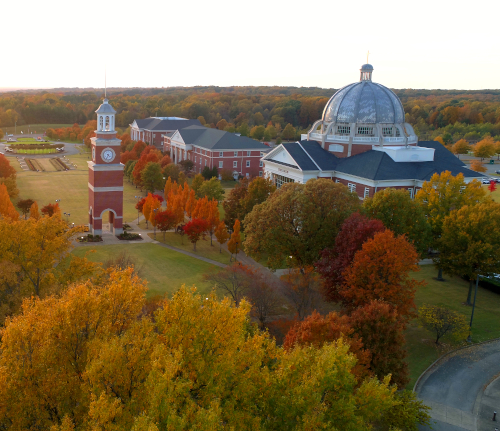 Union's Great Lawn on a fall day. (Photo by Scott Lancaster)