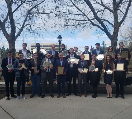 The Union University debate team holds their semester awards at the IPDA Season-Long Awards.