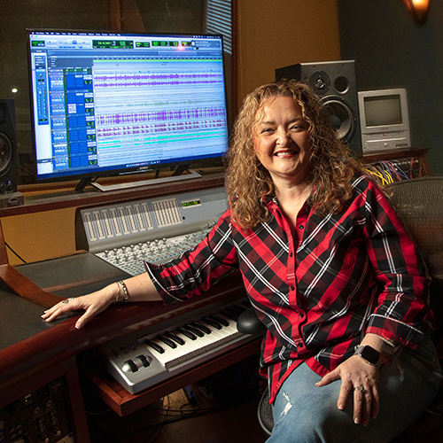 The Department of Music will offer a new Master of Music in Music Technology degree beginning in the fall of 2021. Kelly K. Garner, associate professor, is the program director. 