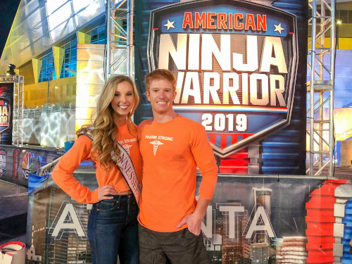 Juliana Wilson (’12) was crowned Mrs. Tennessee United States March 17, and a week later, her husband, Ben (’12), competed on the “American Ninja Warrior” TV show. (Photo courtesy of the Wilsons)