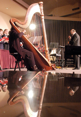 Union celebrated the sounds of the season through <i>A Union Christmas: A Ceremony of Carols</i> on Dec. 2. The event featured the sounds of Choral Union, Symphonic Band and the University Children's Chorus.