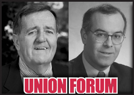 Mark Shields and David Brooks will be the featured speakers at the Union Forum this spring.
