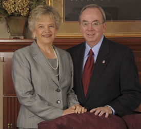 David and Lanese Dockery. The Dockery administration at Union will end in July 2014, when Dockery will move into the position of university chancellor. (Photo by Morris Abernathy)