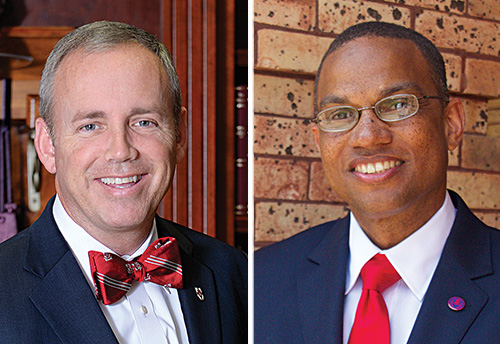 Dub Oliver (left) and Logan Hampton will speak on racial reconciliation Jan. 18 at Agape Christian Fellowship.
