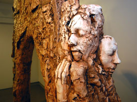 This sculpture by Lee Benson is one of the pieces of faculty art work on display in the Union University Art Gallery until Nov. 23.