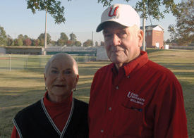 Benny and Norma Fesmire were the lead donors for construction of the Fesmire Field House.