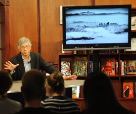 Gary Fong speaks during the 2009 Baptist Press Collegiate Journalism Conference hosted by Union Oct. 29. (Photo by Morris Abernathy)