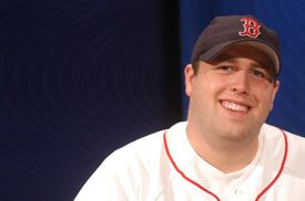 Union University senior Stephen Foshee spent the summer in Boston, working as an intern for the Boston Red Sox. (Photo by Brad Moore)