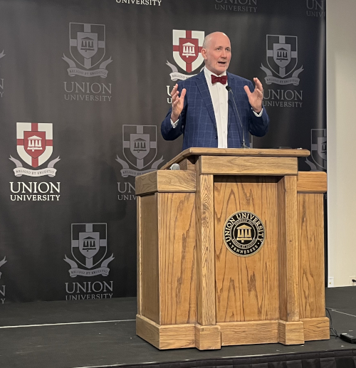 Brad Green speaks March 19 at the 10th annual David and Lanese Dockery Lectures on Baptist Thought and Heritage. 